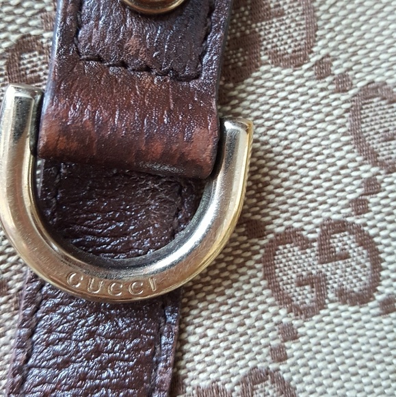 *FINAL SALE*Authentic Gucci Canvas Handbag - Picture 5 of 8